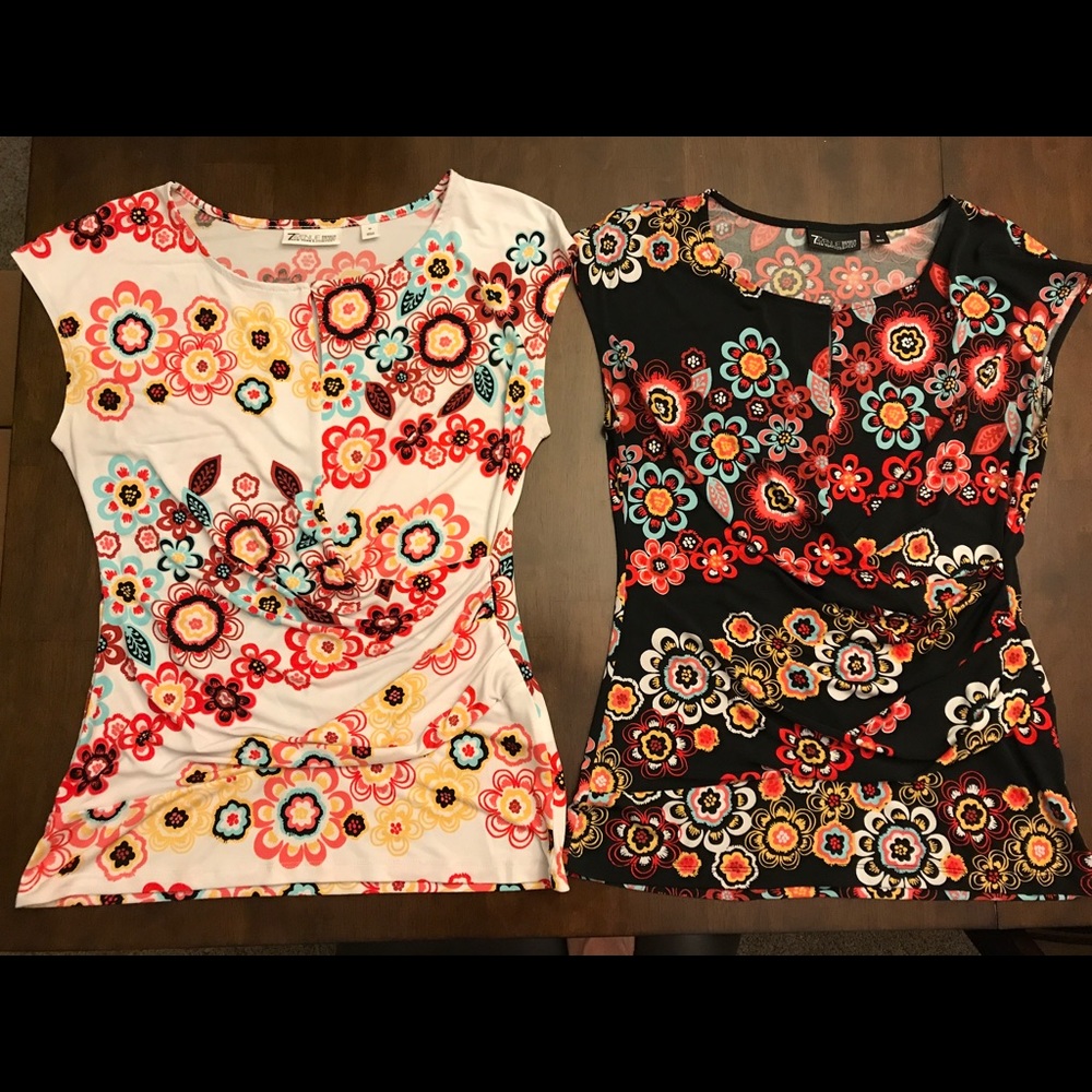 COPY - NY&Co Pink Short Sleeve Blouse